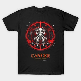 Dark Zodiac Cancer: The Enigmatic Depths T-Shirt
